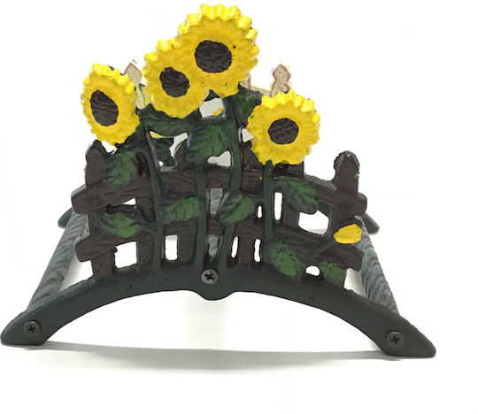 Cast Iron Hanger Hanger with Flower Design