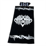 Beach Towel Black 185x83cm