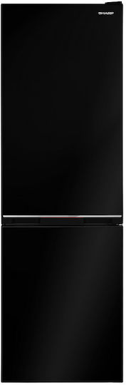 Sharp 331лт NoFrost В186xШ59.5xД65см. Черен SJ-BA10DMXBE BL