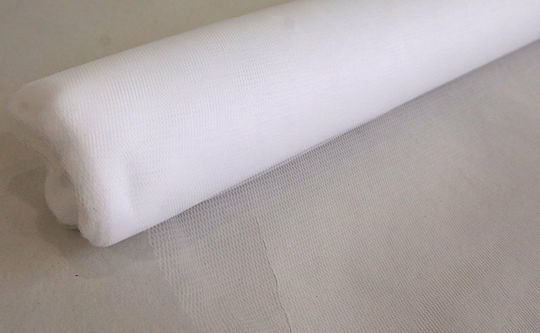 Decoration Fabric Tulle 90x2000cm White