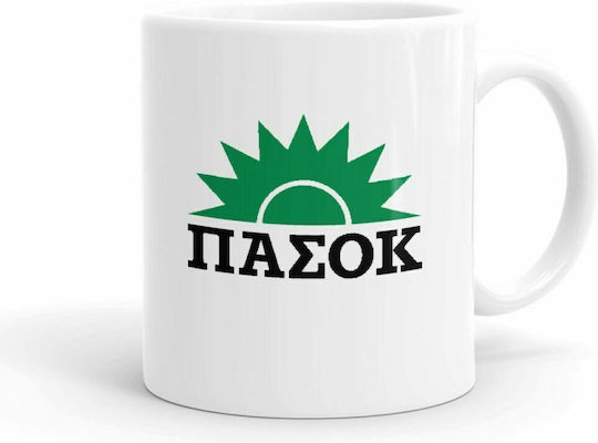 Koupakoupa ΠΑΣΟΚ Κούπα Κεραμική Λευκή 330ml Koupakoupa ΠΑΣΟΚ Κούπα Κεραμική Λευκή 330ml