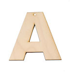 Woodseason Letters for Constructions / Decoration 4mm A