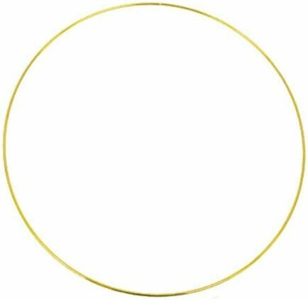 Metal Decorative Wreath for DIY Crafts Gold 40x40cm