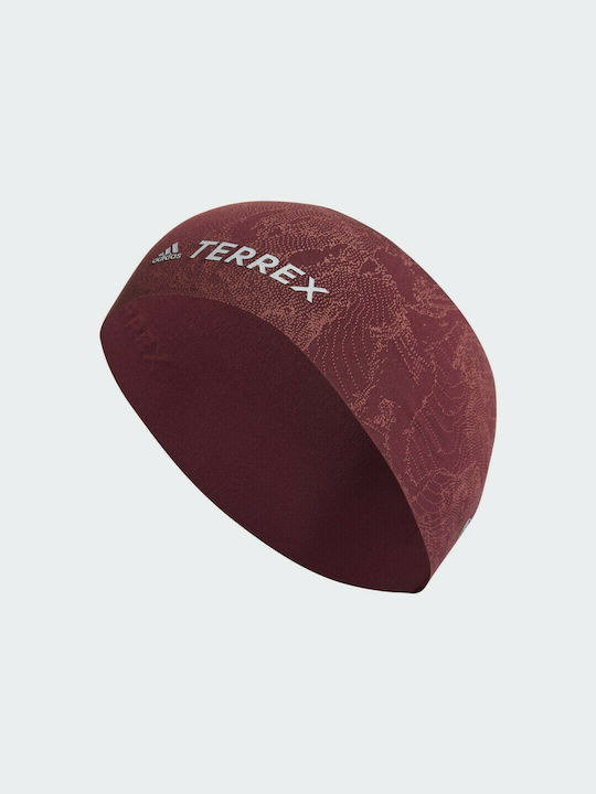 Adidas Terrex Graphic Ανδρικό Headband σε Μπορντό χρώμα