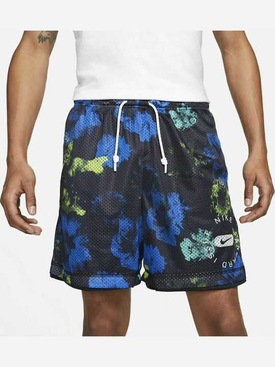Nike Standard Issue Reversible Sports Men's Shorts Dri-Fit Black/Navy Blue/Yellow