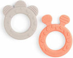 Done by Deer Teething Ring made of Silicone for 0 m+ 2pcs