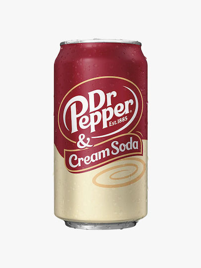Dr. Pepper Cola Κρεμώδης Βανίλια με Ανθρακικό σε Κουτί 330ml