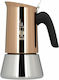 Bialetti Venus New 0007285 Espresso-Kanne 6 Cups Edelstahl Copper