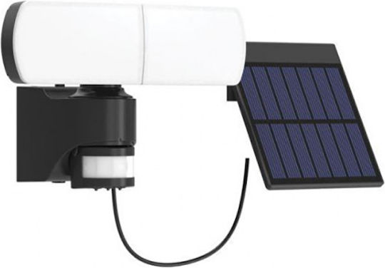 Xanlite Στεγανός Ηλιακός Προβολέας LED Ψυχρό Λευκό 6500K με Αισθητήρα Κίνησης IP44