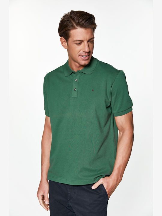 RedGreen Polo Pique mit kurzen Ärmeln Basic - Grün