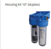 Cronus O' Ring Water Filtration System Double Under Sink / Central Supply Micron 3/4'' Cronus O’ring Carbon 5m 1817333