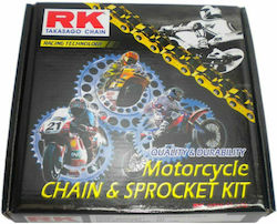 RK Chain & Sprocket Kit (14-40-420) for Yamaha Crypton S 115