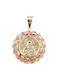 Pendant Kids Talisman with Virgin Mary from Gold 9K