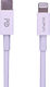 Xipin LX33 USB-C to Lightning Cable 18W Μωβ 1m