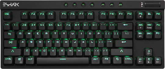 White Shark Kodachi Gaming Μηχανικό Πληκτρολόγιο Tenkeyless με Outemu Red διακόπτες και RGB φωτισμό (Αγγλικό UK)