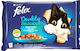 Felix Wet Cat Food in Pouches with Sardine and Salmon 4x85gr