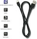 Qoltec Cablu USB 2.0 USB-C Masculin - USB-A Negru 1.2m 50391