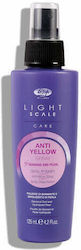 Lisap Light Scale Anti Yellow Leave In Conditioner για Προστασία Χρώματος για Βαμμένα Μαλλιά 125ml