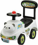 FreeOn Rider Panda Baby Walker Car Ride On for 12++ Months White