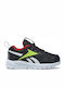 XT Sprinter 2 Kids Sports Shoes Running with Laces Core Black / Acid Yellow / Vector Red