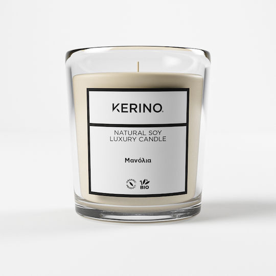 Kerino Aromatische Soja Kerze im Magnolie Gefäß