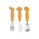 Done by Deer Baby Cutlery Set made of Metal Ora...