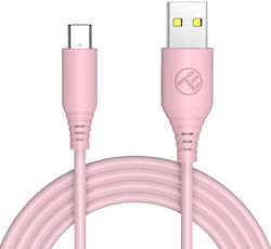 Tellur USB 2.0 Cable USB-C male - USB-A Ροζ 1m ...