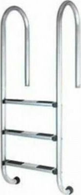 Astral Pool Muro Treppe Für Pool Aus Rostfreiem Stahl 94,6x50cm Silber PLM301E