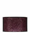 Starlight ΚΑ-ΚΥ-3018-ΕΠ Rotund Abajur Violet cu Diametru 30cm Hârtie de orez vioara