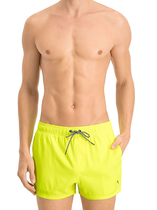 Puma Men's Swimwear Shorts Yellow