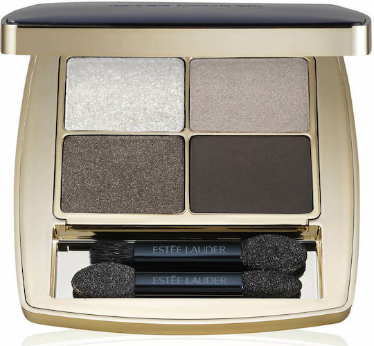 Estee Lauder Luxe Quad Refillable Paletă cu Farduri de Pleoape Formă Solidă 05 Grey Haze 6gr