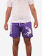 Moon Stone Shaq Herren Badebekleidung Shorts Lila mit Mustern