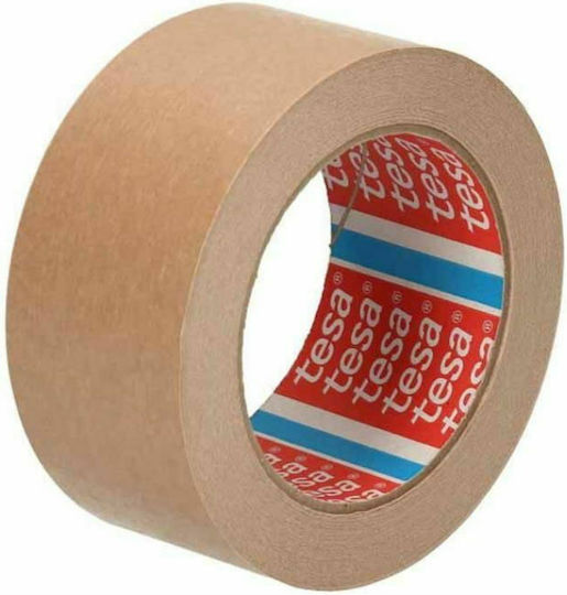 Tesa Verpackungsfolie Geräuscharm 50mm x 50m in Braun Farbe