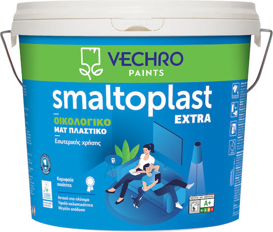 Vechro Smaltoplast Extra Eco Base P Πλαστικό Χρώμα Οικολογικό για Εσωτερική Χρήση 3lt