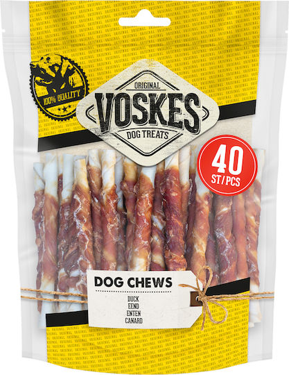 Voskes Voeders Dog Chews Λιχουδιές σε Stick Σκύλου με Πάπια 400gr 40τμχ