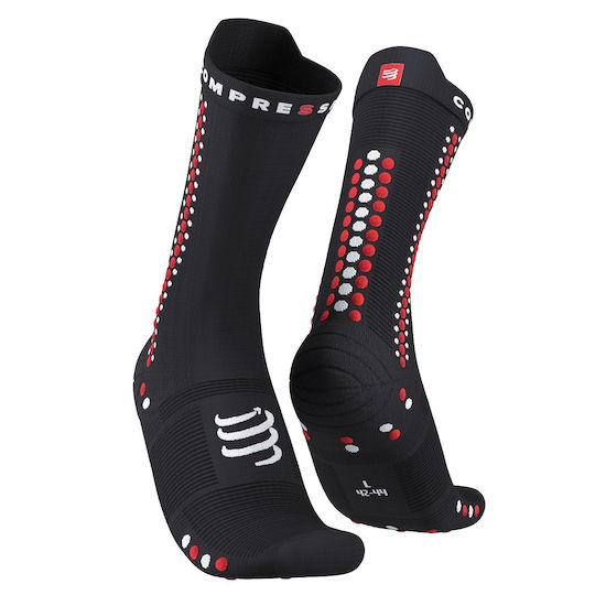 Compressport V4.0 Pro Racing Bike Cycling Socks Black/Red