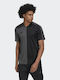 Adidas Tiro Half & Half Αθλητικό Ανδρικό T-shirt Μαύρο Μονόχρωμο