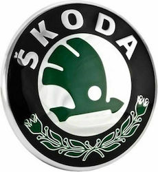 Car Brand Logo Hood Skoda Octavia / Superb Front Emblem Skoda Octavia/ Superb Buttoned