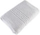 Melinen Hotel Face Towel Meander 100x50 cm 500gsm White
