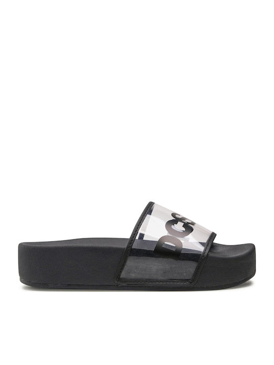 DC Women's Slides Transparent/Black