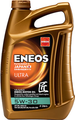 Eneos Συνθετικό Λάδι Αυτοκινήτου Ultra 5W-30 4lt