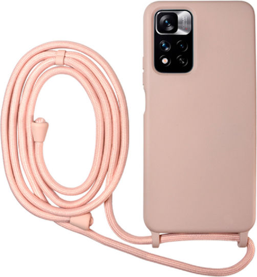 Vivid Lace Back Cover Silicone with Strap Nude (Redmi Note 11 Pro+ 5G)