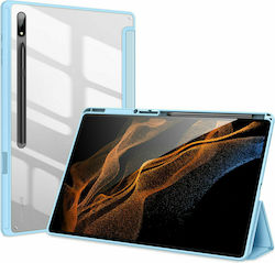 Dux Ducis Toby Armored Klappdeckel Synthetisches Leder / Kunststoff Hellblau Samsung Galaxy Tab S8 Ultra