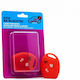 Silicone Car Key Cover Case Car Safety with 3 Buttons for Ford Red