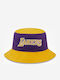 New Era Los Angeles Lakers Fabric Men's Hat Bucket Style Multicolour