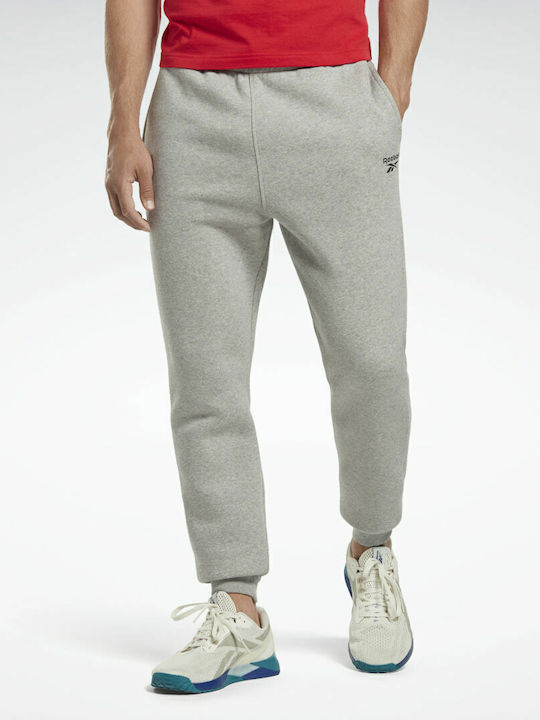 Identity Παντελόνι Φόρμας με Λάστιχο edium Grey Heather
