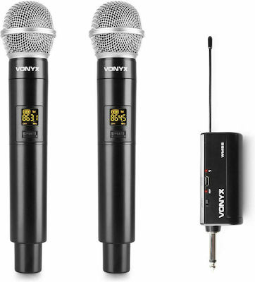 Vonyx Kabelloses Mikrofon WM552 2pcs Handheld Stimme 179.211