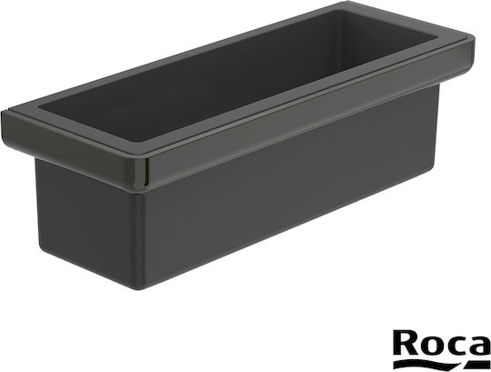 Roca Tempo Raft Cadă Plastic 30x11x9.5cm Neagră