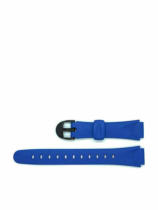 Casio Καουτσούκ Λουράκι Navy Μπλε 19mm