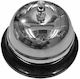 Metallic Bell for Hotel Reception Silver 1pcs QJ125